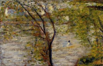 喬治 脩拉 La Grande Jatte, Une Perissoire